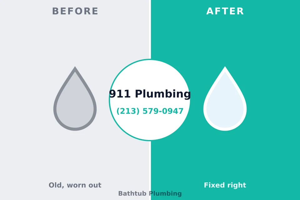 Before and after: plumbing repair Ruckersville, VA
